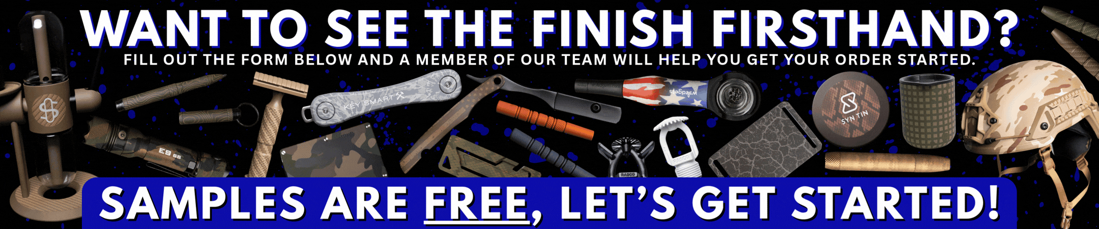 Get a sample sprayed